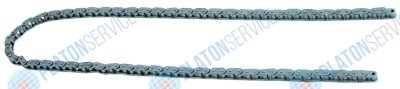 Цепь роликовая DIN/ISO 06 B-1 деление  3/8" / 9,525 мм звенья 53