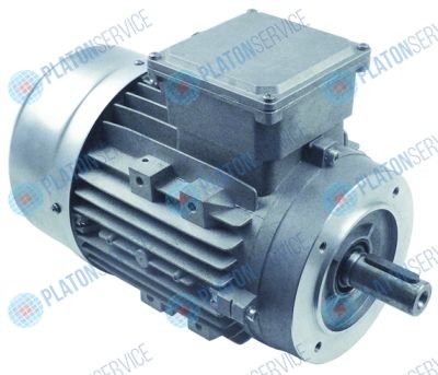 Мотор 230/400-277/480В 50/60Гц фазы 3 ? вала 24/27мм ? фланец 139мм 1400/1680об/мин