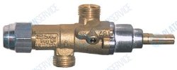 Кран газовый PEL 20S вход для газа M16x1,5 (труба-? 10 мм) 0.4 Electrolux 54109