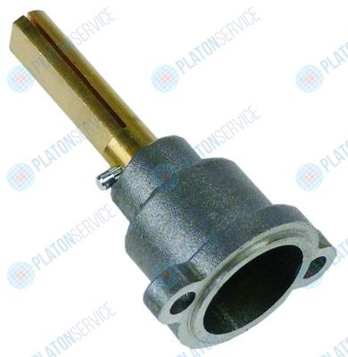 Передняя часть газового крана ? ось 8x6,5мм длина оси 32/25мм сверху/снизу PEL21 Electrolux 0S0661