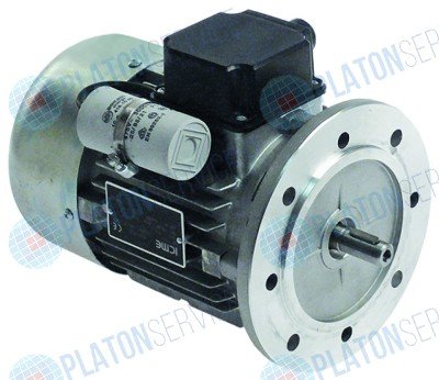 Мотор 450Вт 230В 50Гц фазы 1 ? вала 14мм ? фланец 160мм 1360об/мин M71B4 ? 140 В 180мм