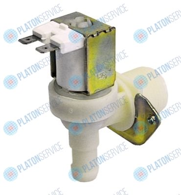 Клапан электромагнитный одинарн. углов. 230 В перем. тока 3/4" выход 14 мм DN10 TP Electrolux 45701