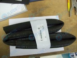 Шланг напорный внеш. ? 38 Д1 ? 30 Д2 ? 30 Д 1300мм 130°C EPDM чёрн. 640047