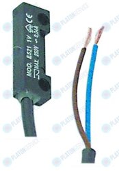 Выключатель электромагнитный Д 40мм Ш 13мм 1NO 250В 0А мощ-сть макс. 10Вт присоединение кабель 345358
