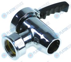 Кран опорожнения 1 1/2" IG с накидной гайкой конусообразн. уплотняющ. Electrolux 1332007 Кран опорожнения 1 1/2" IG с накидной гайкой конусообразн. уплотняющ. Electrolux 1332007