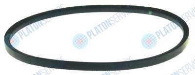 Ремень клиновый ширина ремня 13мм Д 890мм В 8мм КОД AX35 профиль