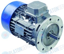 Мотор 230/400В 50Гц 1400об/мин 100 фазы 3 ? вала 24мм ? фланец 200мм 2200Вт 2.2кВт