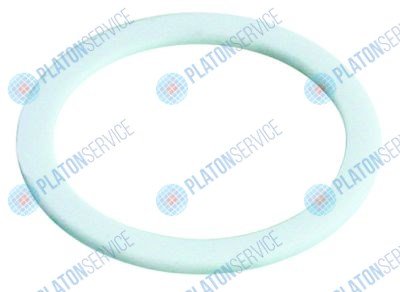 Уплотнитель плоский PTFE внеш. ? 77мм внутр.? 60мм толщина материала  2мм размер 2"