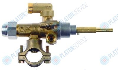 Кран газовый PEL 21S/O вход для газа фланец трубы ?21 мм 0 Electrolux 77000726524