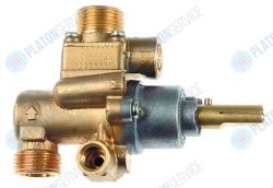 Кран газовый PEL 22N/V вход для газа M20x1,5 (труба-? 12 мм) 0.4 Electrolux 0G0113