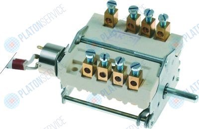 Выключатель кулачковый 2 положения включения 4NO последовательность включения 0-1 32А ? ось 6x4,6мм Electrolux 015I010000