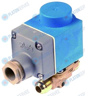 Клапан электромагнитный NC EVR 6 p max 35бар присоединение 5/8" UNF (10 мм) DN 9.5мм Danfoss 032F2073