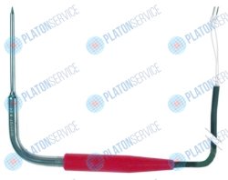 Датчик температурный погружной для измерения температуры в толще продукта PTC 1ком кабель силикон датчик -40 до +120 Electrolux 646731200