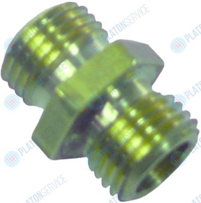 Ниппель двойной Р1: M10x1 Р2: M10x1 Electrolux 77019012769