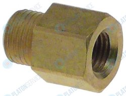 Адаптер резьба M8x1 / M10x1 латунь Electrolux 69203